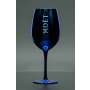 1x Moet Chandon champagne glass real glass blue