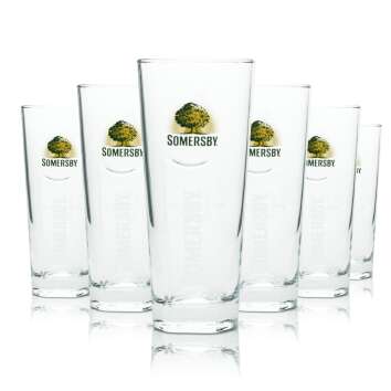 6x Somersby Cider Glass 0,3l Mug Rastal Cocktail Beer...