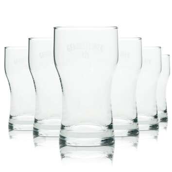 6x Gerolsteiner water glass 0.18l Eifel mug Rastal Gastro...