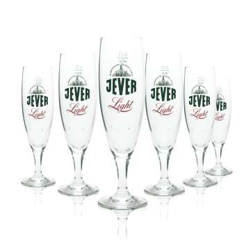 12x Jever Light Beer Glass 0,2l Tulip Rastal Goblet...