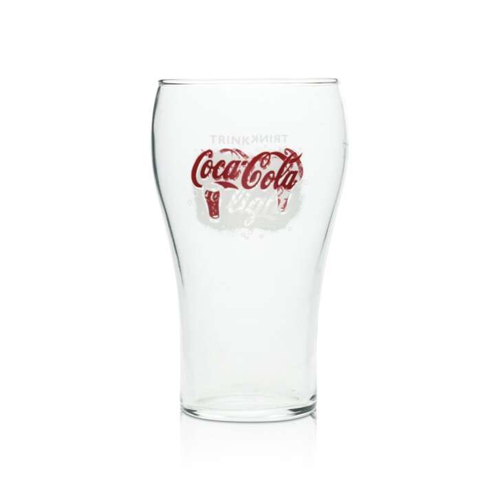 Coca Cola Light Glass 0,2l Tumbler Retro Collector Glasses Soft Drinks Juice Gastro Bar