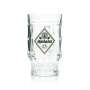 6x Alpirsbacher beer glass 0,5l mug Klosterbräu Sahm Seidel glasses handle mugs