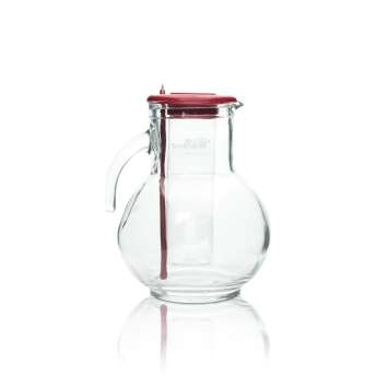 Burkhardt juice carafe 1.5l ice cube holder stirrer glass...