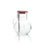Burkhardt juice carafe 1.5l ice cube holder stirrer glass spout jug jug