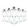 6x Paulaner Beer Glass 0,3l Goblet Premium Pils RC Tulip Glasses Bavaria Beer Stem