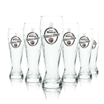 4x Sigel Kloster beer glass 0,3l wheat beer dysentery...