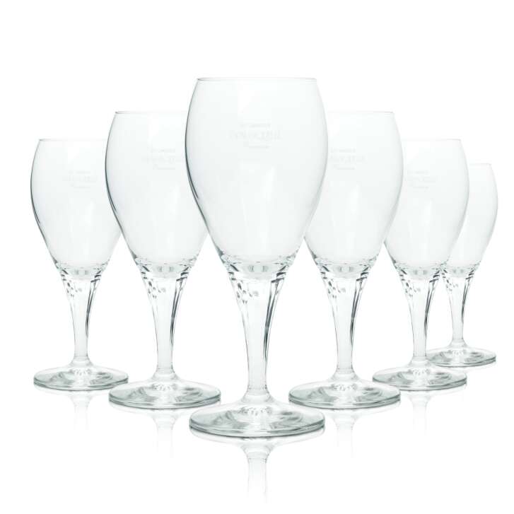 6x Bad Camberger water glass 0.2l goblet Taunusquelle Sahm Premium glasses Gastro