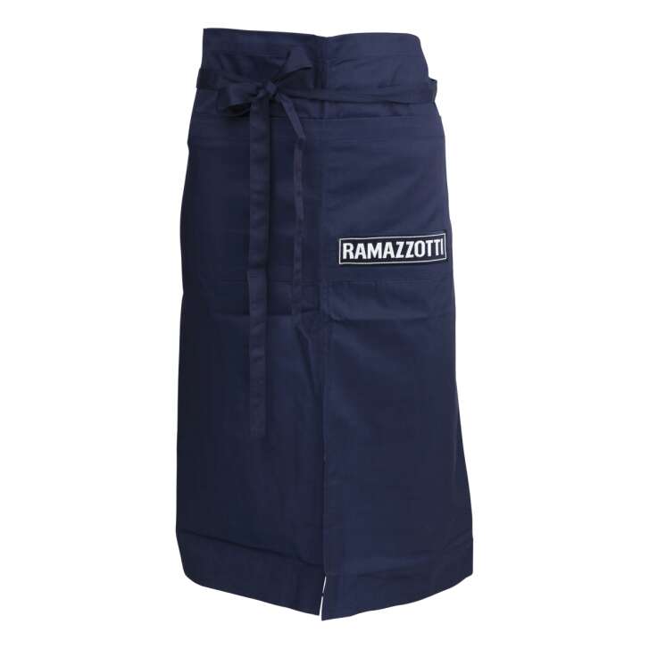 Ramazzotti waiter apron with waist tie, long pocket, restaurant, bar service, café