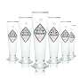 6x Alpirsbacher beer glass 0.3l goblet Siena Pils tulip glasses monastery brewery