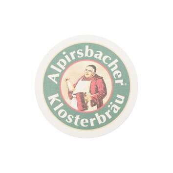 75x Alpirsbacher beer mat 10cm glass coaster...