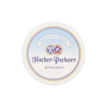 100x Hacker Pschorr beer coasters 11cm glass coaster...