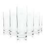 6x Burkhardt juice glass 0.2l tumbler drinking glasses hotel gastro calibrated highball
