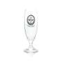 6x Hirsch Bräu beer glass 0.4l goblet Honer Parma Sahm Tulip Pils glasses stemmed glass