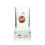 6x Porter beer glass 0,4l mug relief Rastal Seidel handle glasses Pils Export Bar