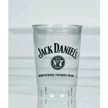 40x Jack Daniels whiskey disposable cups 0,1l plastic cup
