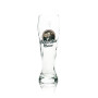 6x Hacker Pschorr Beer Glass 0.3l Wheat Beer Relief Yeast Wheat Glasses Brewery