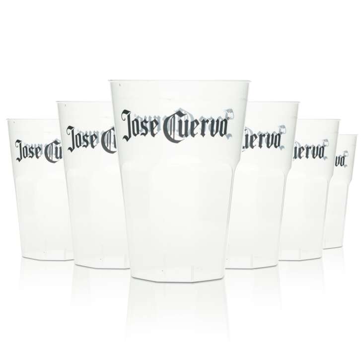 30x Jose Cuervo Tequila tumbler 0,25l reusable plastic festival glasses