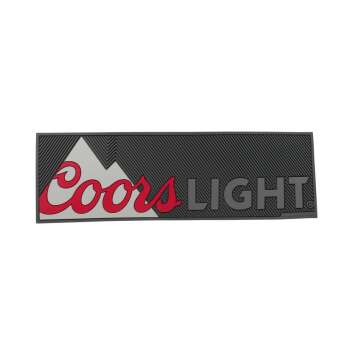 Coors Light Beer Bar Mat 50x16cm Runner Glasses Draining...