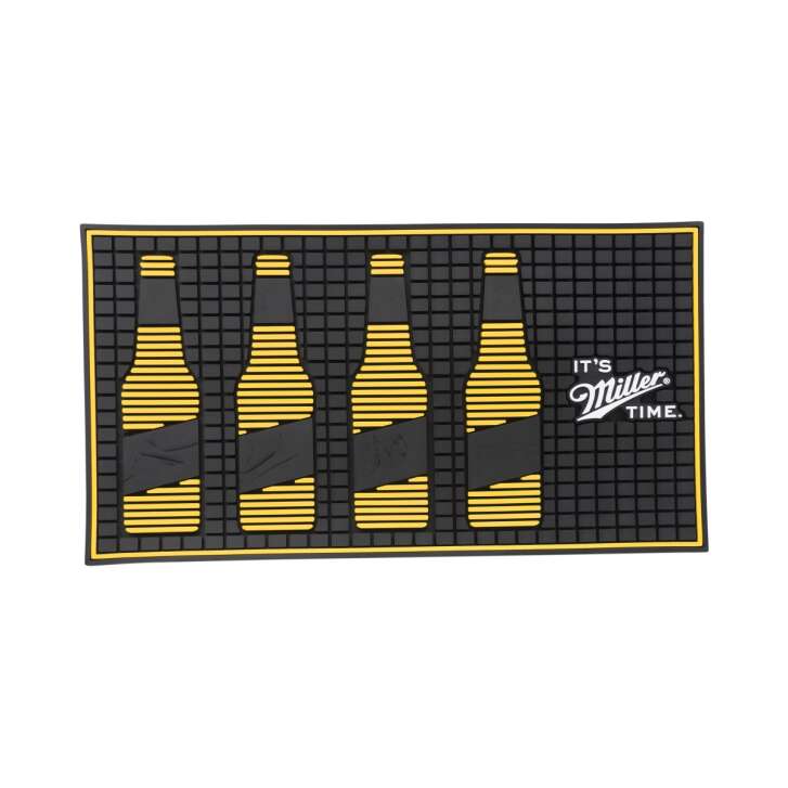 Miller Beer Bar Mat 37x20cm Runner Glass Drip Mat UK Beer Anti-slip