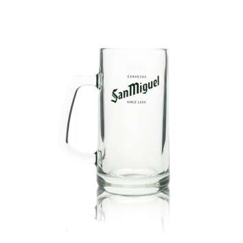 San Miguel beer glass 0,5l jug Seidel pint jugs glasses...