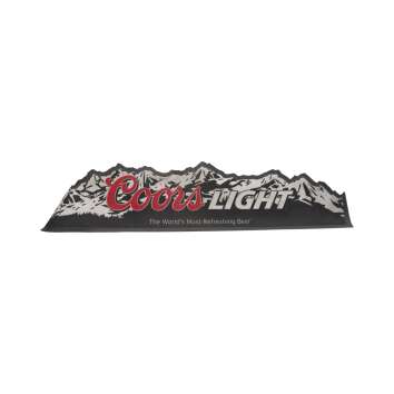 Coors Light Beer Bar Mat 88x21cm Alpine Shape Glasses...