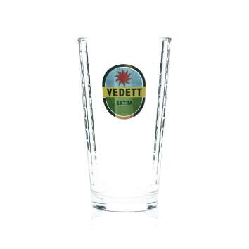 Vedett Beer Glass 0,33l Mug "Extra" Relief...