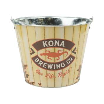Kona Beer Ice Bucket Aloha Cooler Ice Cube Container...