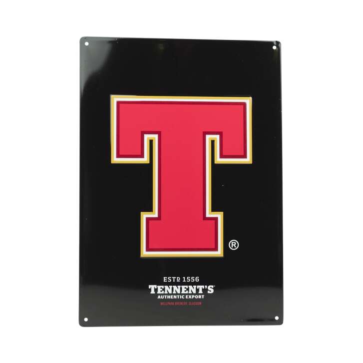 Tennents beer tin sign 42x30cm Authentic Export advertising board wall bar decoration