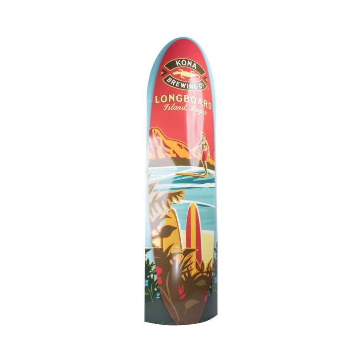 Kona beer display stand 1,85x0,56m surfboard shape cardboard "Beach" surfboard display