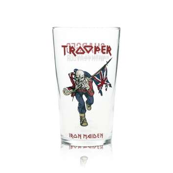 Trooper Beer Glass 0,5l Pint Mug Iron Maiden Robinson...