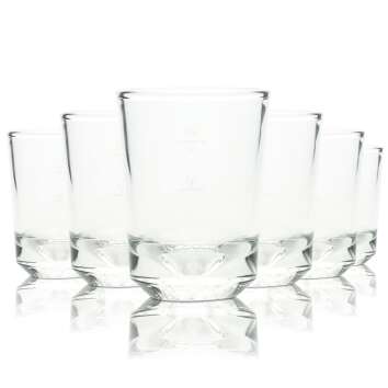 6x Absolut Vodka Glass 4cl Grcic Shot Glasses Short...