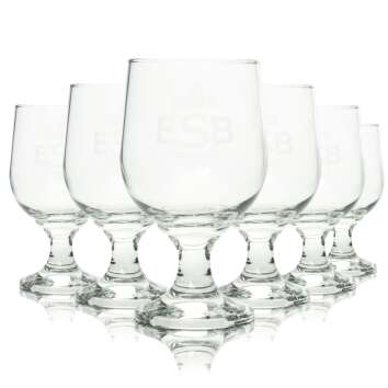 6x Fullers London Beer Glass 0.5l ESB Champion Ale...