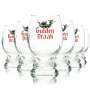 6x Gulden Draak Beer Glass 0,5l Goblet Glasses Belgium Beer Glasses Verre Mug