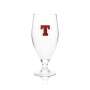6x Tennents Beer Glass 0.5l Goblet Authentic Export Glasgow Glasses Pint Beer Craft
