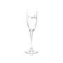 6x Fürst von Metternich sparkling wine glass 0.1l Flute Champagne glasses stemmed glass Flute