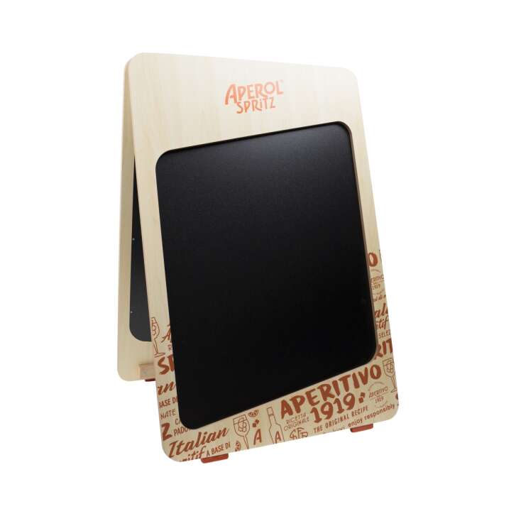 XL Aperol liqueur chalkboard customer stopper wood 67x95cm display stand gastro advertising