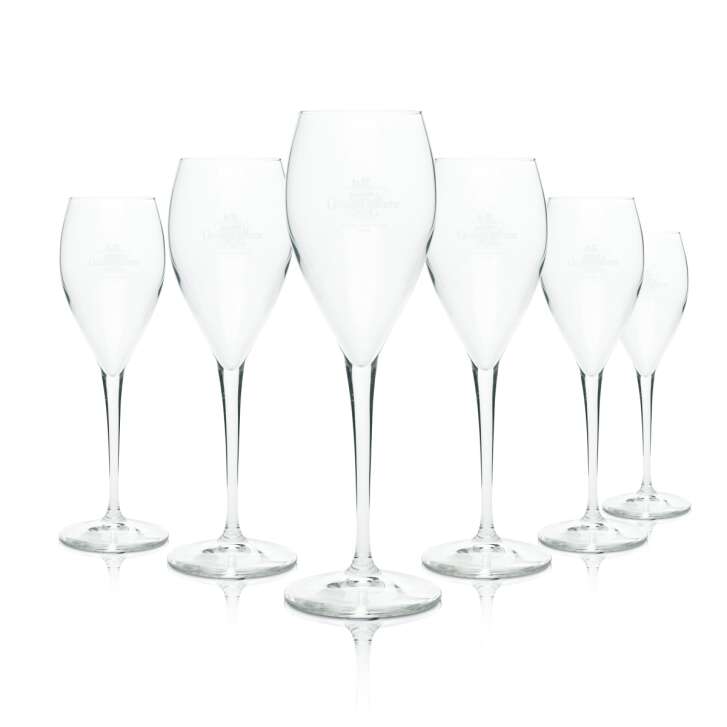 6x Canard Duchêne Champagne Glass 0.1l Flute Italesse Sparkling Wine Glasses Prosecco Flute