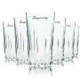 6x Tanqueray Gin Glass 0,4l Longdrink Relief Cocktail Glasses Tonic Contour Riffle
