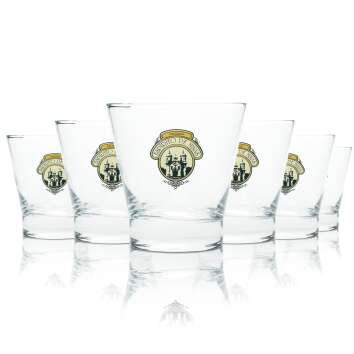 6x Espirito de Minas Rum Glass 0,25l Tumbler Cachaca...