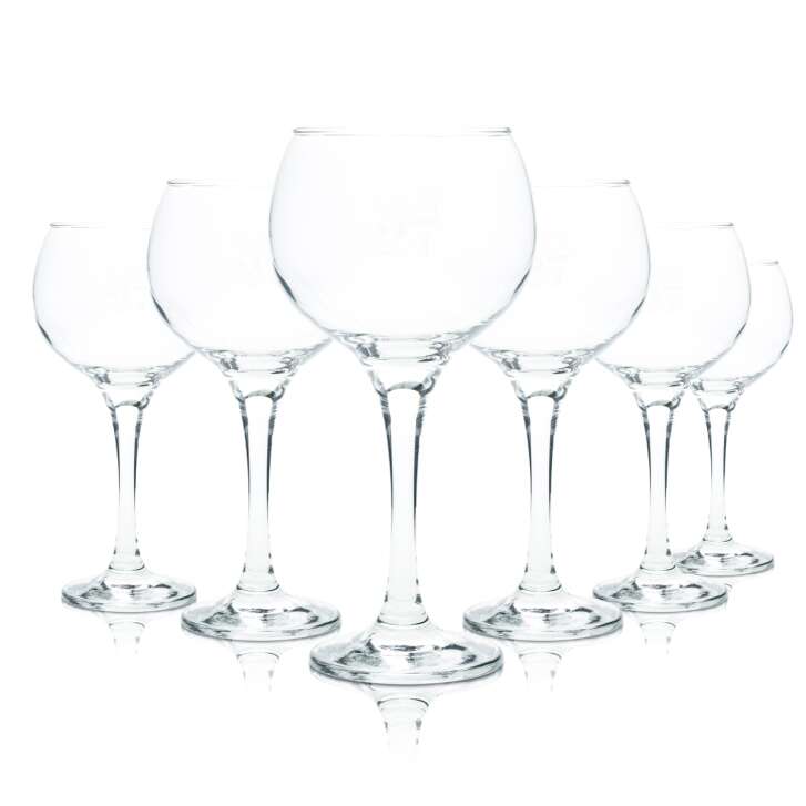 6x Gin27 gin glass balloon glass 27 glasses coppa cocktail long drink 40cl tonic stem