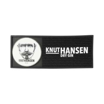 XL Knut Hansen Gin Bar Mat Rubber Black 50x20cm Runner...