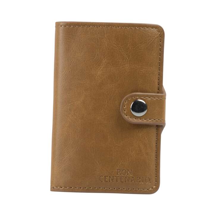Ron Centenario rum card holder wallet leatherette RFID protection pouch