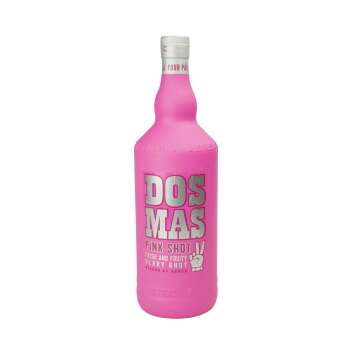 XL Dos Mas liqueur show bottle 1.75l pink EMPTY display...