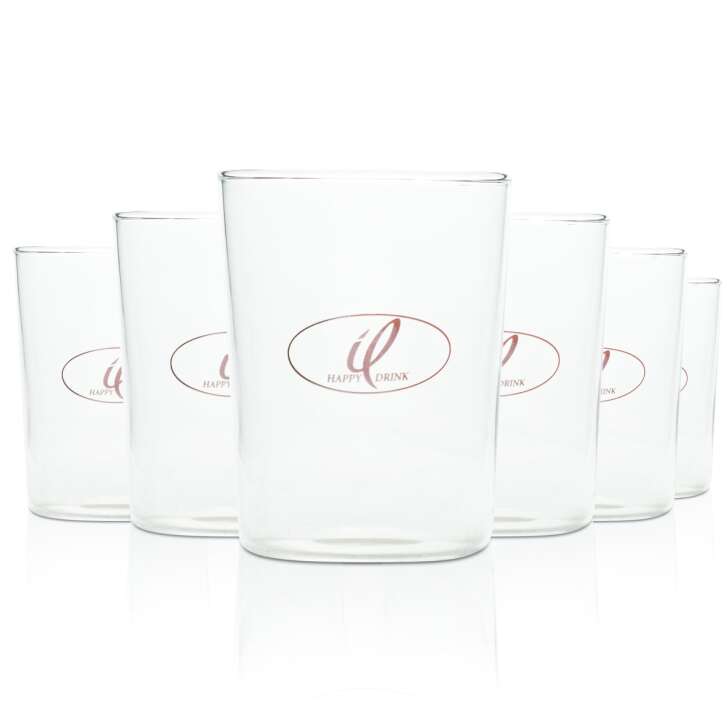 6x Il Mionetto Spritz Glass Happy Drink 0,2l Tumbler Cocktail Glasses Longdrink