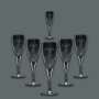 6x Jacquart champagne glass flute 10cl