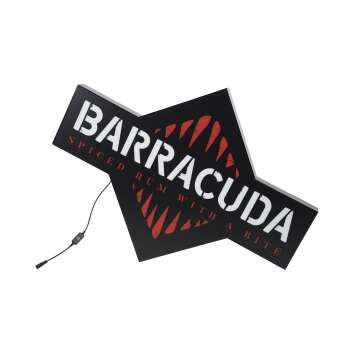 Baracuda Rum illuminated sign DEFECT 80x60 LED sign...