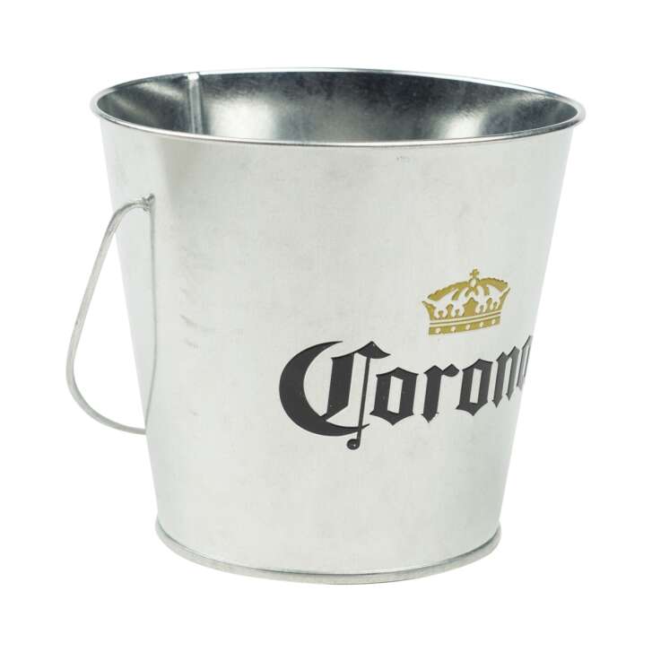 Corona Beer Mini Ice Bucket Cooler Ice Cubes 1 Bottle Cooler Beach Metal Ice