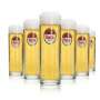6x Früh Kölsch Beer Glass 0.2l Glass Set Cologne Brewery Pub Köbes