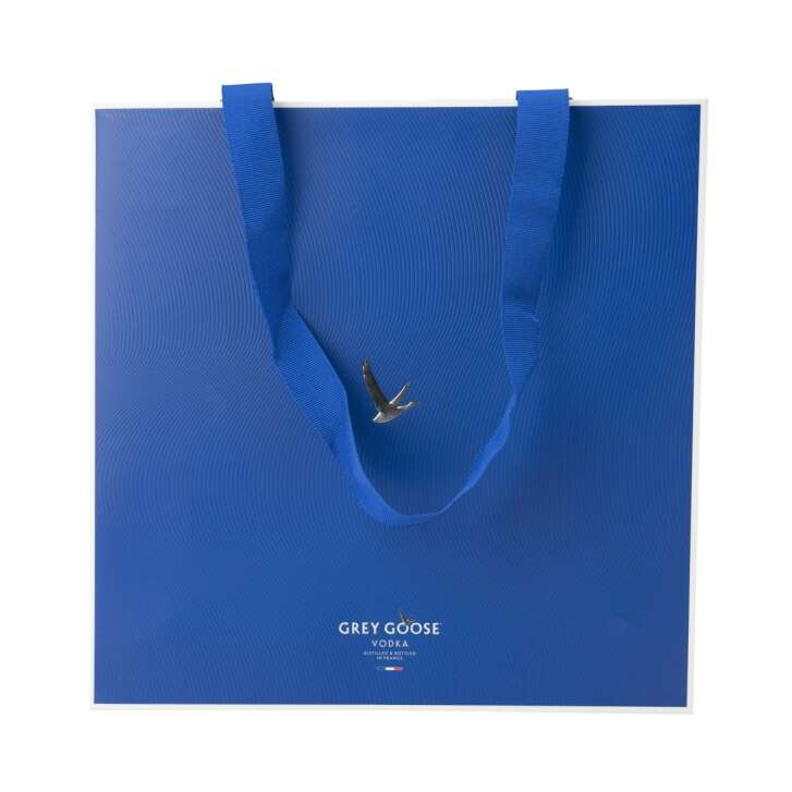 10x Grey Goose Vodka Bag Cardboard Fly Beyond Blue Bag Shopping Gift Decoration
