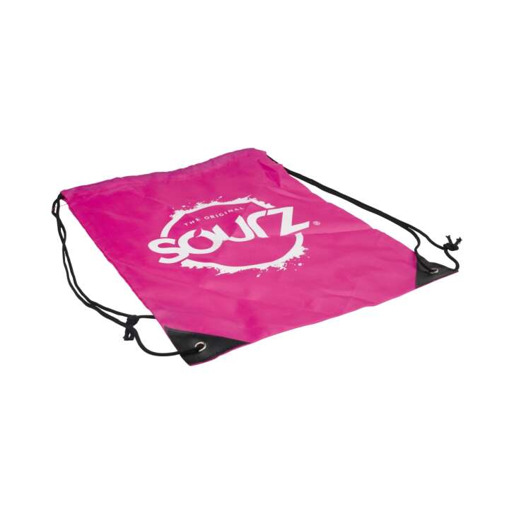 Sourz Liqueur Jute Bag Backpack Festival Travel Pink Pink Bag Backpack